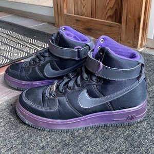 COPY - COPY - Nike Air Force 1 ‘82 High Purple and Black Sneaker